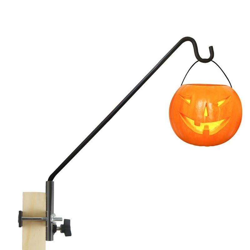 MIXXIDEA Extended Fence Deck Hook Rail Heavy Duty Bird Feeder Hook, Adjustable Plant Bracket for Bird Feeders, Planters, Suet Baskets, Lanterns, Wind Chimes and More - Image 1